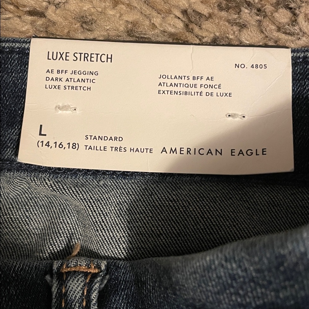 American Eagle BFF jegging -size large (14, 16, 18) x-short - Picture 6 of 10